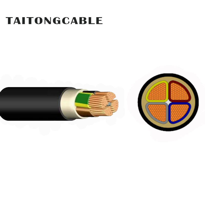 كابلات الطاقة ذات الغلاف الكهربائي ذات الجهد المنخفض غير المدرعة 2-5-Core النحاس PVC المعزولة بـ PE